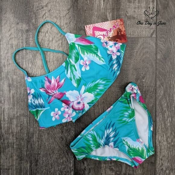 Kanu Surf Alania Flounce Bikini Swimsuit Size 4 - Picture 3 of 4